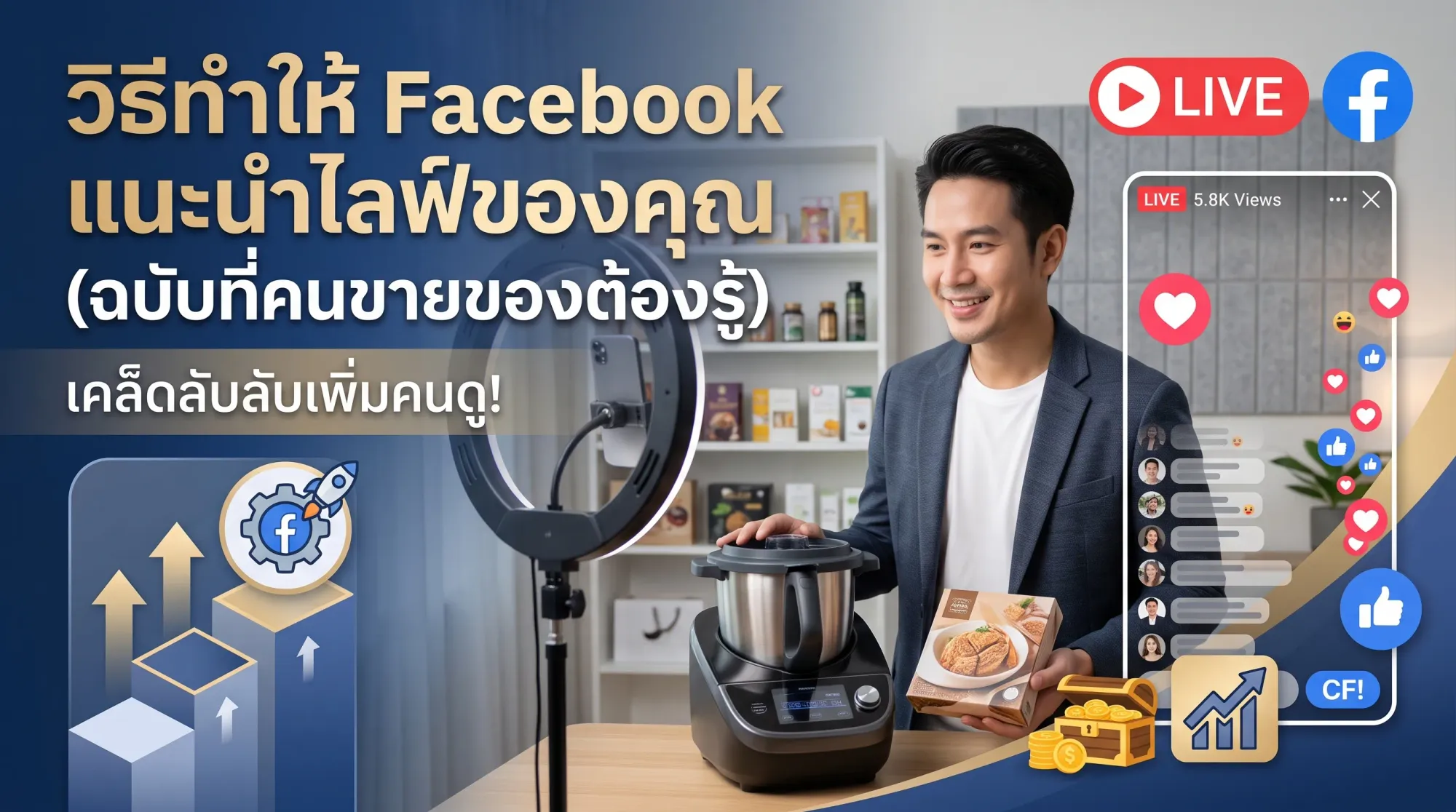 วิธีทำให้ Facebook แนะนำไลฟ์ของคุณ (ฉบับที่คนขายของต้องรู้)