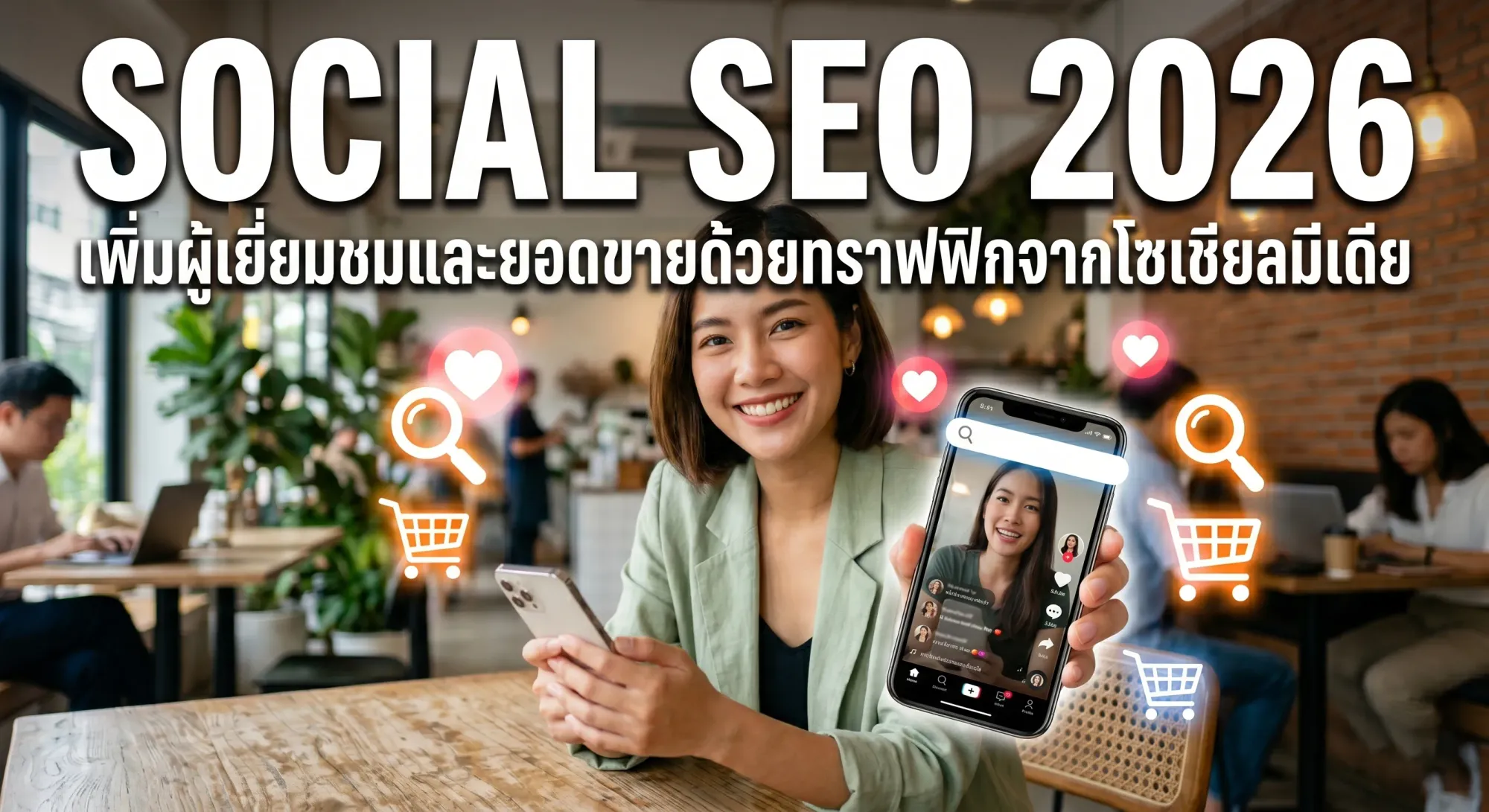 Social SEO 2026: เทรนด์การค้นหาข้อมูลบนโซเชียลที่กำลังจะมาแทนที่ Google Search